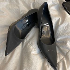 Zara pointy toe heels.